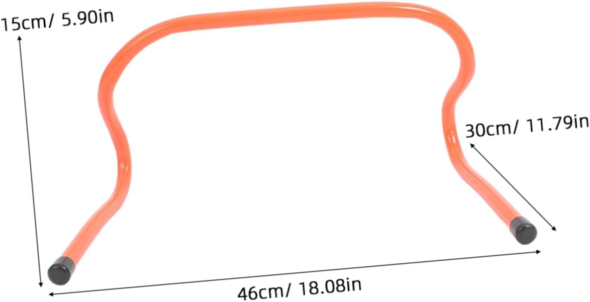 4pcs Agility Hurdles Plastic Training Barriers for Speed and for Soccer Football and Track Practice for Boys and Girls and Athletes