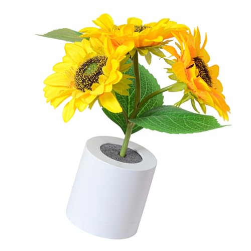 Petite veilleuse de chevet tournesol Zerodeko, le cadeau idéal pour chambre à coucher