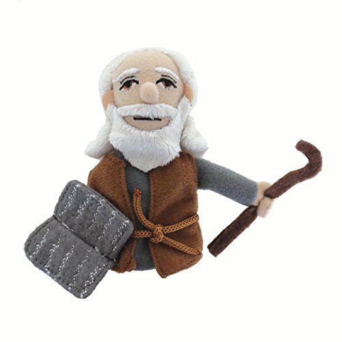 The Unemployed Philosophers Guild Moses Finger Puppet and Refrigerator Magnet - for Kids and Adults