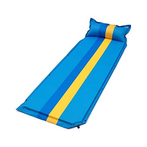 Single Self-Inflating Sleeping Pad,Inflatable Sleeping Pad Camping Mat Hiking Mattress with Pillow for Family Cover