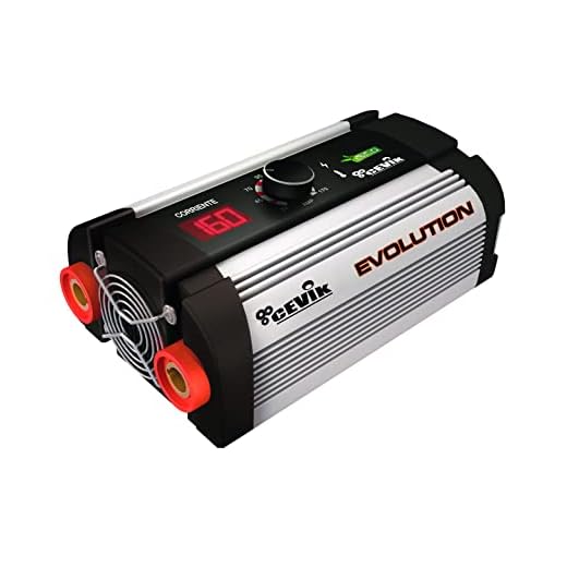 Cevik Evolution20 - Equipo soldadura inverter (160 A, 230 V), Color Negro, Tamaño Único