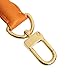 KIYOMIL Bag Genuine Vachetta Leather Shoulder Short Strap Replacement Fit for Graceful Damier or Speedy25 30 35 Bag Brown Rolled Straps Tan(Length:27.5in-DEEP BEESWAX)