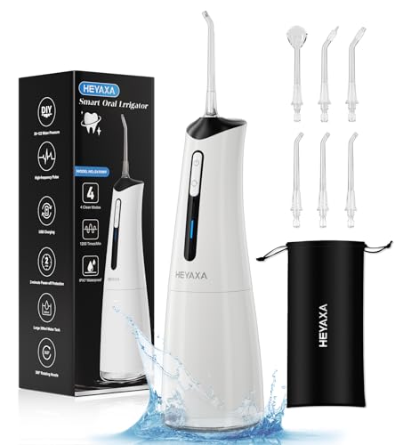 Water Dental Flosser Pick for Teeth, Portable Cordless Oral Irrigator with 4 Pressure Mode - image 1