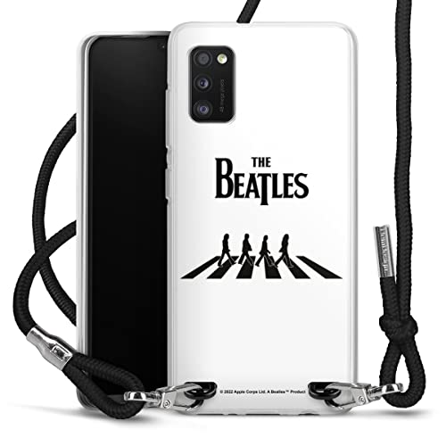 DeinDesign Coque Collier Compatible avec Samsung Galaxy A41 Coque avec Cordon Coque avec Cordon The Beatles Abbey Road… - Les Beatles, Paul McCartney, John Lennon, RIngo Starr, George Harrison DeinDesign Coque Collier Compatible avec Samsung Galaxy A41 Coque avec Cordon Coque avec Cordon The Beatles Abbey Road…