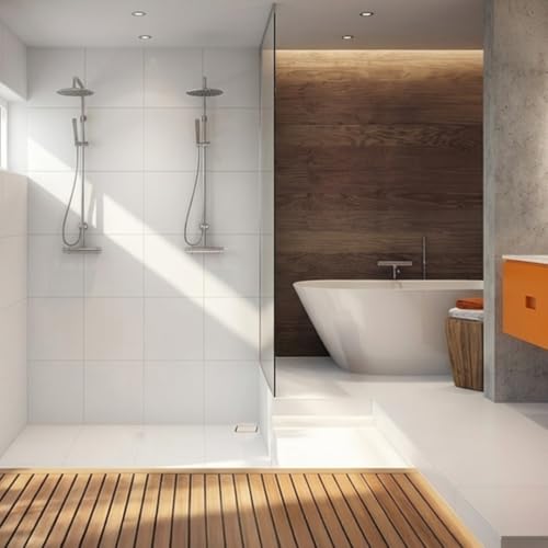 Image of ARQUIN Tile Insert Floor Drain 5x5 Inch Invisible Bathroom Drain 304 Grade Stainless Steel Jali Floor Drainer with Anti-Cockroach Trap | Square Drainer for Bathrooms 1 mm Thickness