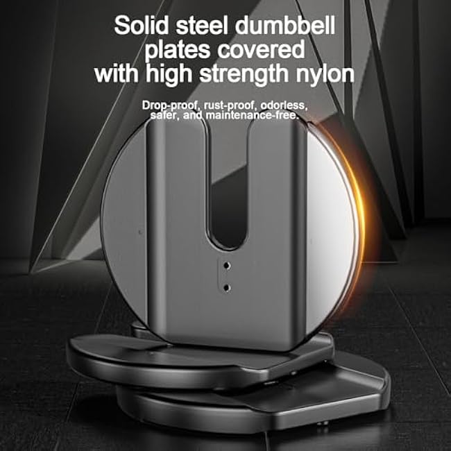 Adjustable Dumbbells Set of 2£¬Free Weights Dumbbells Set£¬Adjustable Dumbbell Set£¬52.5 lbs pair 105 lbs£¬15 in 1£¬for Men/Women Gym Equipment for Home Strength Training Equipment