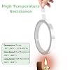 HTVRONT Heat Resistant Tape - 10mm X 33m Heat Press Tape 2 Rolls Heat Transfer Tape, No Residue Heat Sublimation Tape Heat Tape for Sublimation, Heat Press, HTV