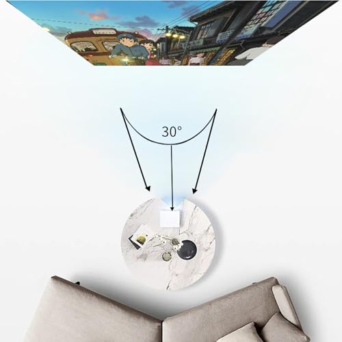 Pantalla de proyección portátil 72" 16:9 con bloqueo automático miniatura 6