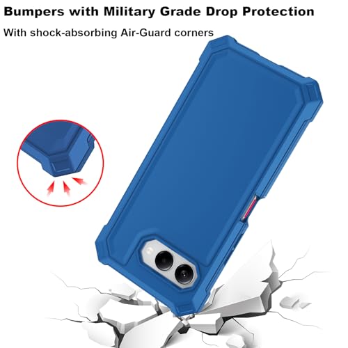 Funda para T-Mobile REVVL 8 de silicona con protector de pantalla anticaídas 4