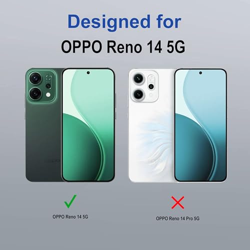 Image of Zapcase Back Case Cover for Oppo Reno 14 5G | Magnetic Case with Built-in Metal Ring | Supports MagSafe Charger, Wallet & Car Mount | Shockproof Hybrid PC + TPU | Blue
