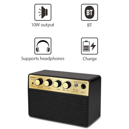 Mini alto-falante de guitarra de 10 W, pequeno alto-falante de guitarra elétrica adequado para práti