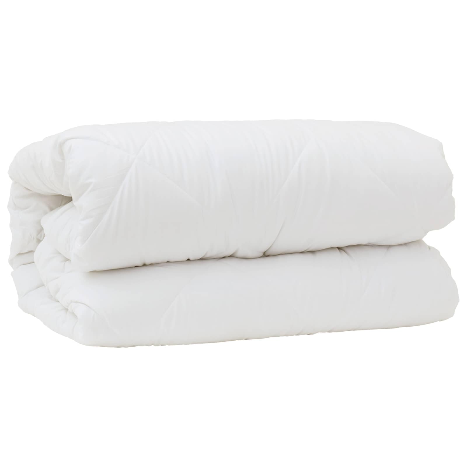 Solivagant Decke mit Kissen mit Kissen 3 pcs Weiß Mikrofaser, Haushaltswäsche,Bettwäsche, 7.05 kg-3378083