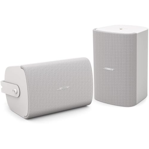 Bose Professional FreeSpace FS4SE Surface-mount Indoor/Outdoor Loudspeaker (Pair) - White (Renewed)
