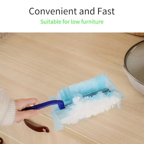 Image of Duster Refills for Swiffer Duster,10 Count 180 Heavy Duty Dusters Refills,Multi Surface Heavy Duty Feather Dusters Kit for Cleaning Kitchens,Bedrooms,Bathrooms,Studies,Cars (10, Blue)
