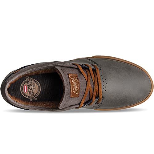 Image of Globe Men's Traditional Vulcanized Skate Shoe, Brown /Gum /Action, 5
