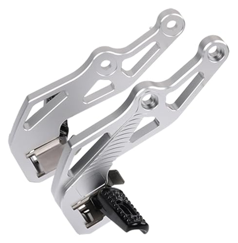 Repose-pieds moto argent pour Honda Integra NC700D et NC750D
