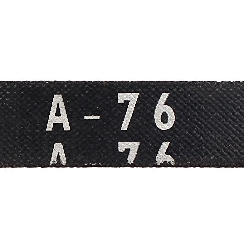uxcell A76 Drive V-Belts 76" Pitch Length 13mm Width 8mm Thick JIS Standard A-Section Rubber Drive Transmission Belt - Image 3
