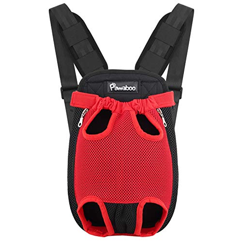 Pawaboo Mochila del Perro: Adjustable Bolsa Delantera Pet Front Cat Dog Carrier Backpack