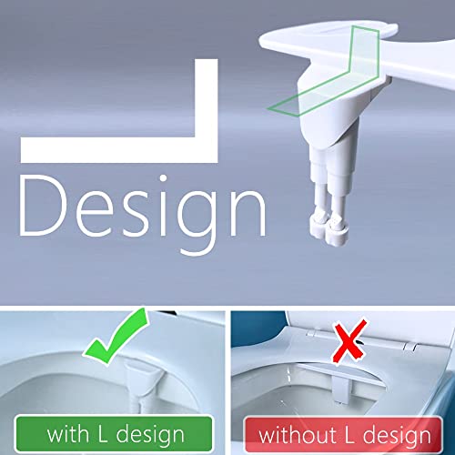 Fixation de bidets transparente et non électrique pour une installation rapide sur WC