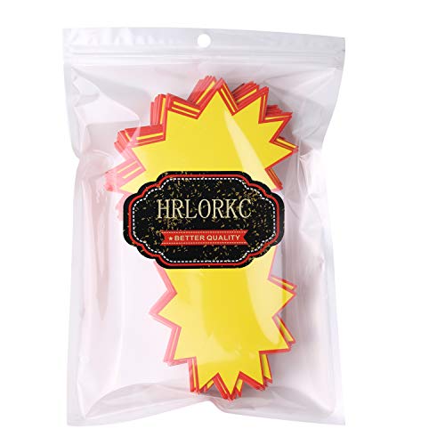 200Pcs Blank Star Retail Sale Signs Sales Price Label Tags for Real Estate and Garage Sales, Fundraising, Stores, Commerce by HRLORKC