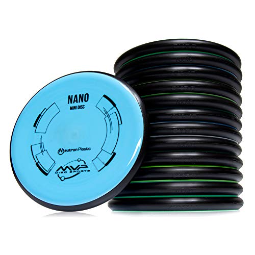 MVP Disc Sports Neutron Nano Disc Golf Mini Marker (Colors May Vary)