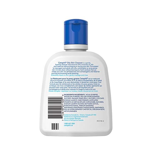 Cetaphil Oily Skin Cleanser, 250ml