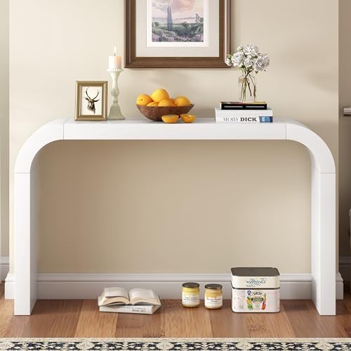 Modern Minimalist Console Table with Sturdy Frame – Elegant Entry...