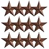 Mgsyphome 38 inch metal barn starmetal star for outside texas stars art rustic vintage western country home farmhouse walldoor decor set of 12 rusty  urban country home decor