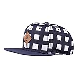 One size fits all Djinns - Crazy Pattern (Grid/Dark Navy) - Snapback Cap Baseballcap Hat Kappe Mütze Caps