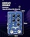 MOOER Harmonizer Guitar Effects Pedal up to 12 Pitches Each Pitch has 11 Harmony Modes Professional Stereo for Electric Guitar and Bass (X2)