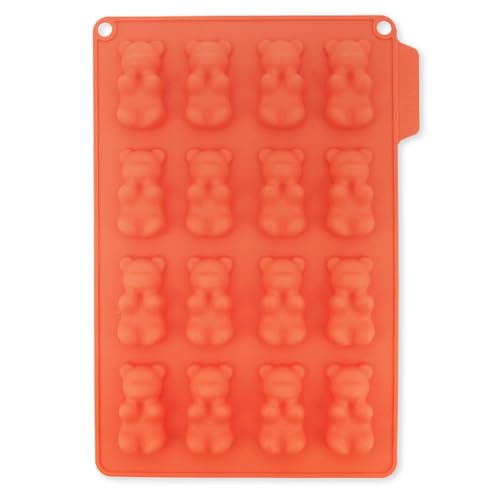 CÉCOA • Moule Silicone Oursons 5 cm • 16 Cavités • Guimauve, Chocolat, Gâteau • Sans BPA • Anti-Adhésif • -40°C à +230°C • Moule Gâteau, DIY, Pâtisserie Maison, Bonbons, Enfants, Anniversaire