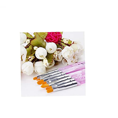 YepYes Set 7X Nail Art Pen B7PCS UV Gel Acryl Nagelbürste Nail Art Tips Builder Pinsel Nagel Malerei Bürstenstift… – Bild 6