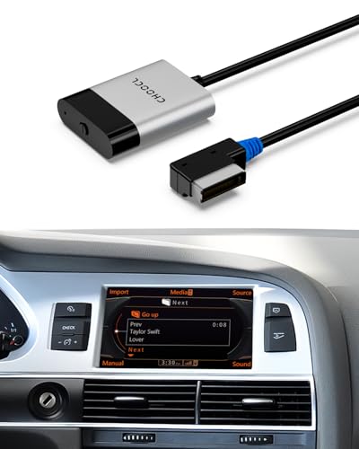 CHOOCL Adaptador Bluetooth para Coche para Audi (2010-2019) con Interfaz AMI, Mercedes y Volkswagen con Conector MDI, Receptor Bluetooth para Sistema MMI 3G