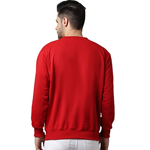 Image of Mack Jonney Fleece Round Neck Printed Sweatshirt for Men (Pack of 2)-SW 44 MRN 45 OLV 02-P