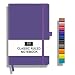 RICCO BELLO Classic Ruled Notebook with Pen Loop / 5.7 x 8.4 inches (Purple)