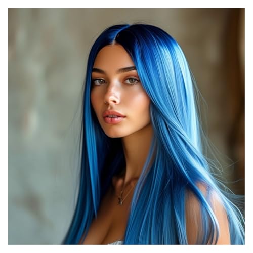 Perruque cheveux raides mi-longue solution pour masquer la perte de cheveux avec frange