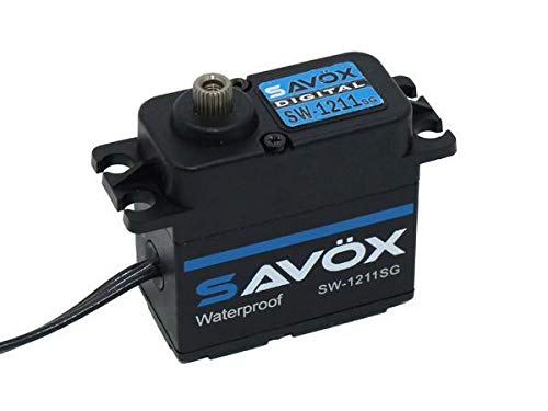 SavoxSW1211SG-BE - Waterproof High Voltage Digital Servo 0.08sec / 347.2oz @ 7.4V - Black Edition