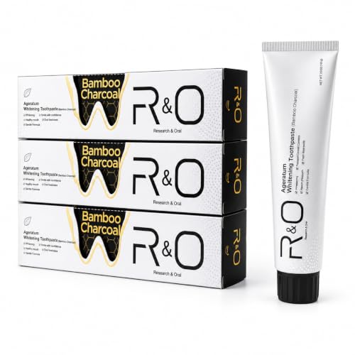 KEKE Bamboo Charcoal Whitening Toothpaste with Hydroxyapatite & Fresh Mint, 3 Pack