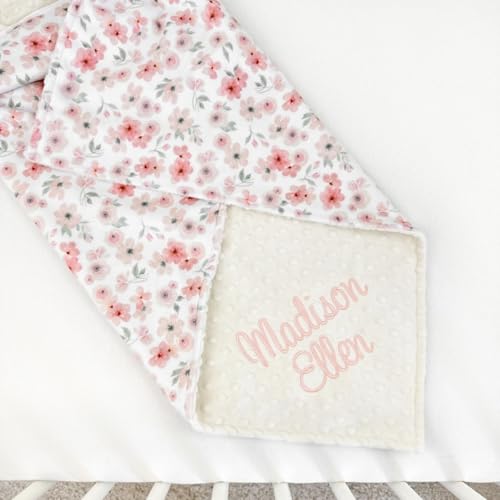 Couverture personnalisée avec nom brodé plaid bébé unisexe