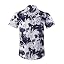 Floral Navy White