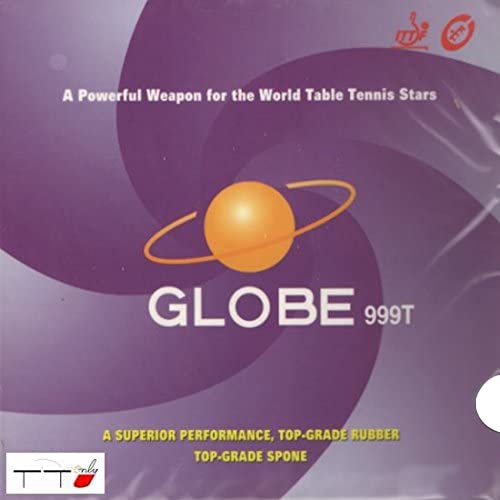 Globe 999T Pips-in Table Tennis Rubber with Sponge (Black 2.2mm H40)