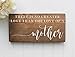 Rustic Wooden Mother Sign – “There Is No Greater Love Than the Love of a Mother” – Handmade Gift for Mom, Mother’s Day Gift Idea, Sentimental Wood Wall Decor, Brown Farmhouse Plaque