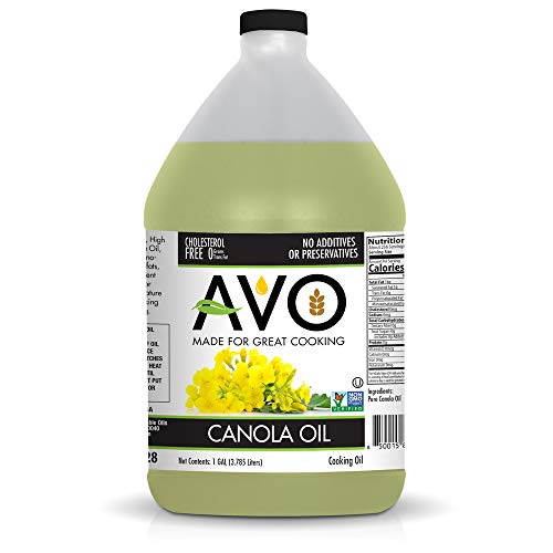 AVO NON-GMO Certified Expeller Pressed Canola Oil - 1 Gallon