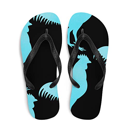 Rooster Bird Farm Animal (492) Flip-Flops
