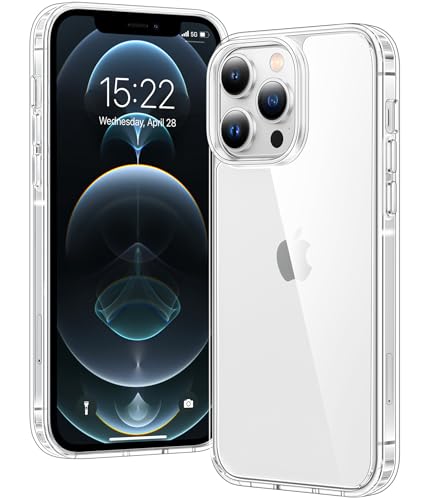 Voyahülle Clear Case for iPhone 12 Pro Max Ultra Thin Shockproof TPU Cover Anti-Yellowing Crystal Clear Phone Case for Apple iPhone 12 Pro Max - Clear