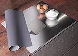💯 😍 ENCIMERA COCINA - Se suministra con una práctica Expátula Corta Masa, la Tabla de Cortar Cocina es perfecta para hacer el Pan, Pasta, Pizza y las Tortas más riquísimas. Útil como Tapa Encimera a gas 4 fuegos, para apoyar las ollas sacadas de los fuegos o como Tapa Fregadero Cocina rigido.