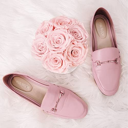 Image of JENN ARDOR Loafers for Women Flats Shoes Womens Penny Loafers Slip On Pointed Toe Comfortable Office Work Driving Flats Fashion Dress Shoes for Women