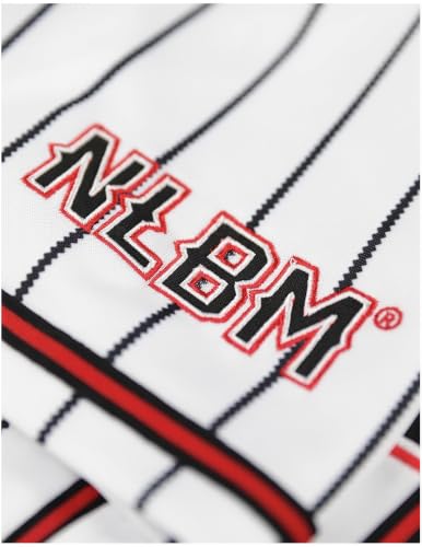 Big Boy Negro Leagues S8 Commemorative Camiseta de Béisbol para Hombre [Blanco] miniatura 5