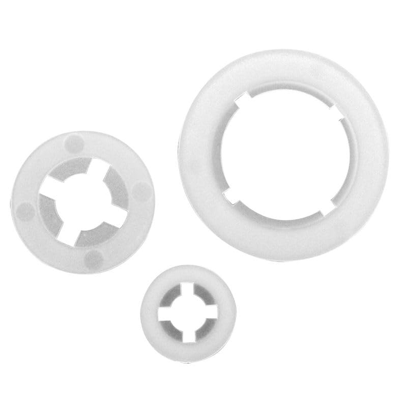 Essentra, 16FWRT312032, Natural Nylon Anti-Loss Washer Retaining Washer - 11.9 mm (0.470 in) - 18.6 mm (0.734 in) - Thickness 0.8 mm (0.032 in) - Compatible Screw Sizes 5/16 (1000 Item/s)