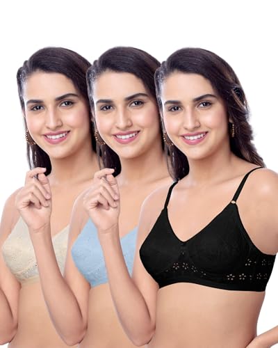 Image of Brida Italia Women's Cotton Minimizer Saree Bra | Full Coverage | Non-Padded, Wire-Free | Comfortable Daily & Ethnic Wear